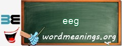 WordMeaning blackboard for eeg